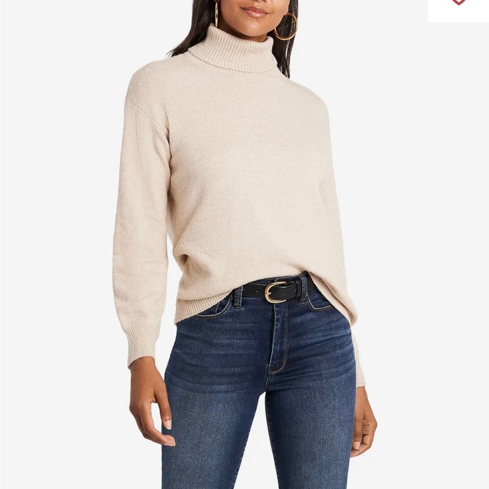NWT 1. State open back turtleneck sweater.